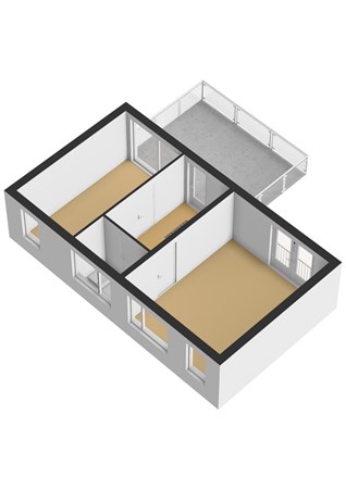 Floorplan - Kroondreef 40, 3446 XJ Woerden